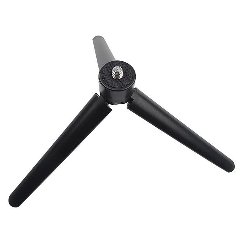 19cm Mini Desktop Tripod Selfie Stick Camera Live Streaming Stand Plastic Tripod with Weighted Legs