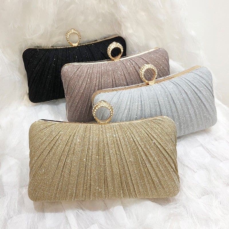 2025 Year Large Capacity Ring Purse Evening Dress Handbag Women's Clutch Bag Dinner Party Women's Fashion Accessories