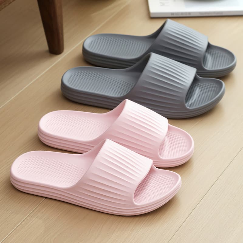 Women's Slippers 2025 New Summer Home Indoor Bathroom Shower EVA Casual Sandals Men's Anti-Odor Thick Sole