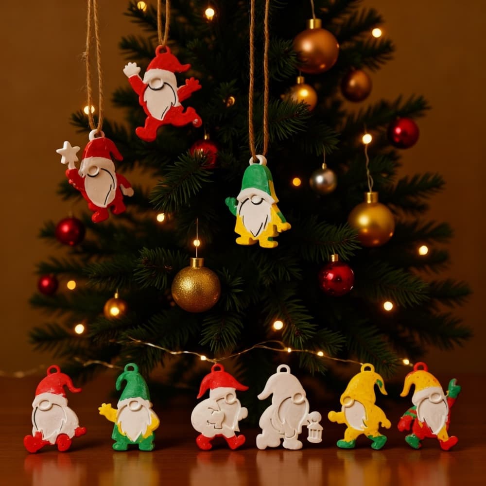 Christmas Irregular Silicone Mold DIY Silicone Mold White Wholesale S2321