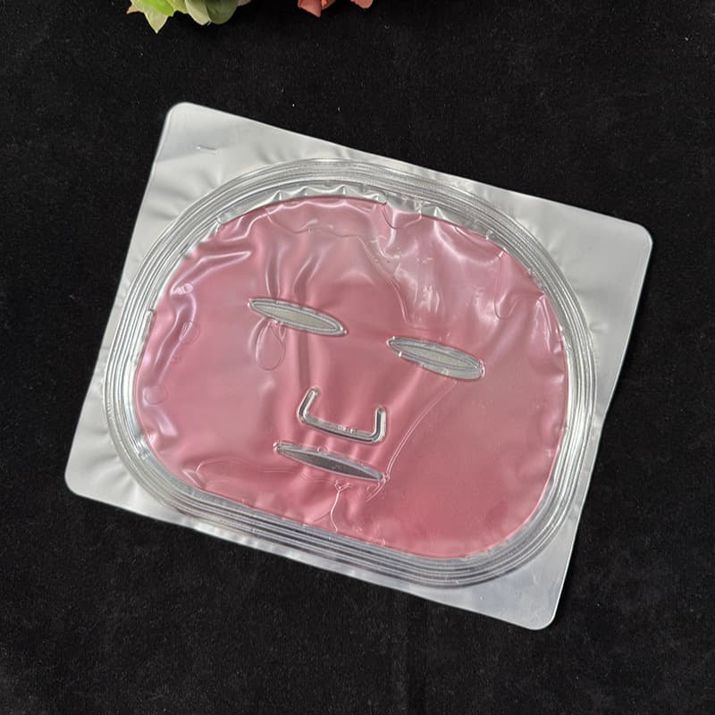 Collagen Jelly Mask Wine Red Women's Beauty Skincare Face Mask Sheet Cross-Border E-Commerce Crystal Mask Sheet