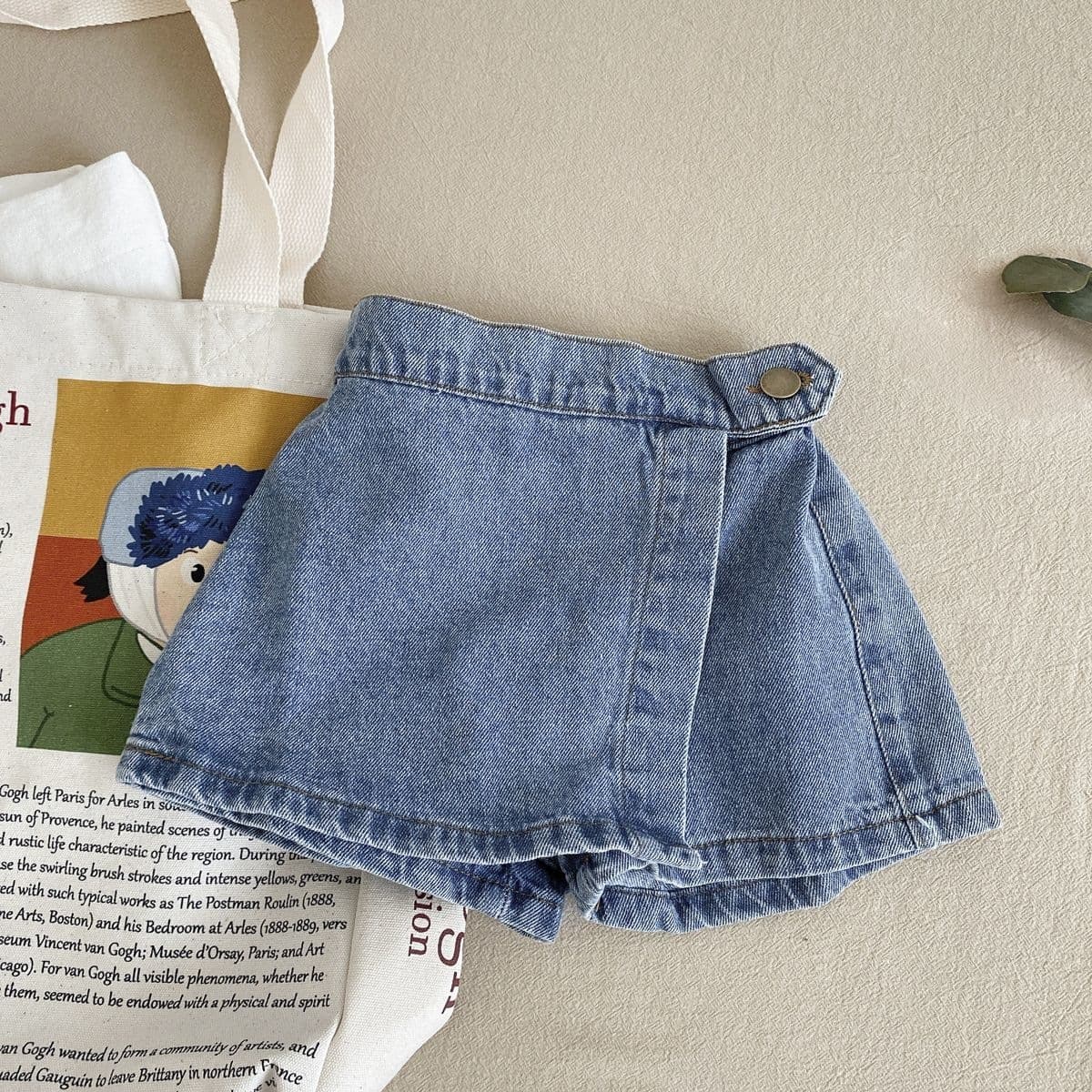 Children's Jeans Baby Denim Shorts 2026 Button Versatile Shorts Girls Denim Skirt 55 Summer Korean Style 15 New