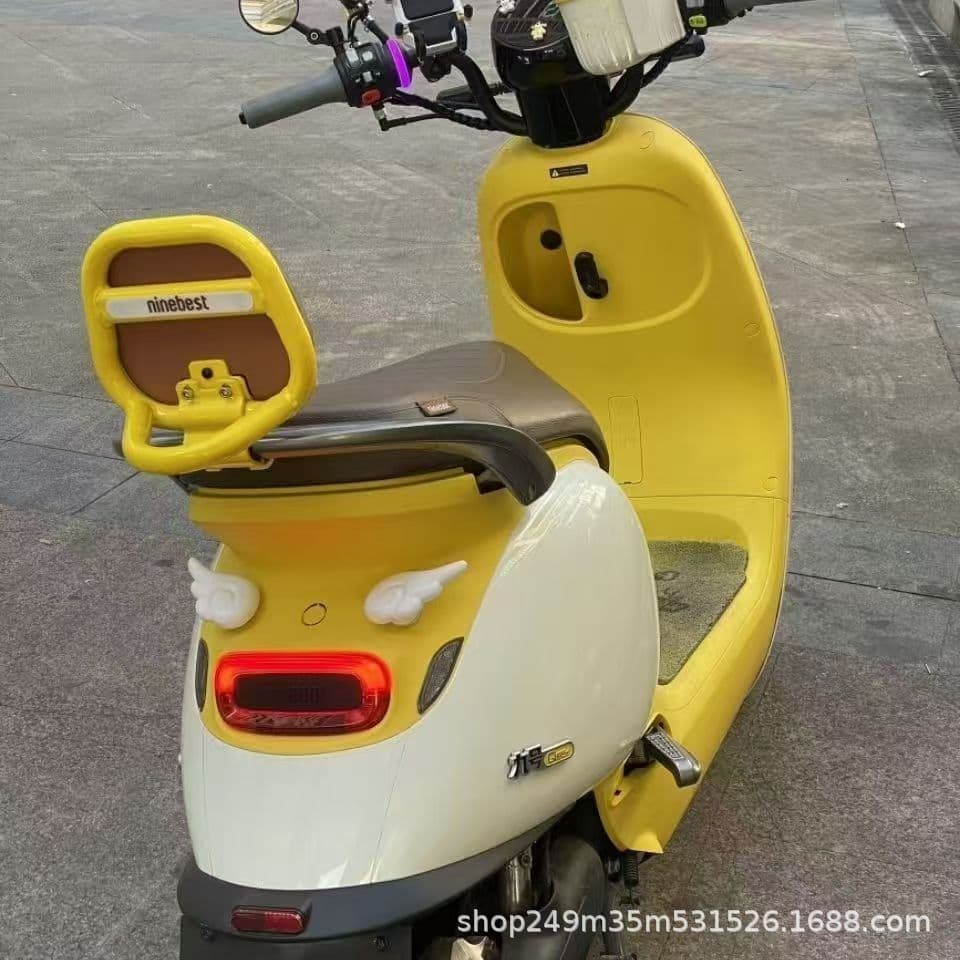 Ninebot Electric Scooter Rear Backrest Q Series Cute Backrest Q80C/Q90/Q30/QZmix Backrest Rear Chair Parts