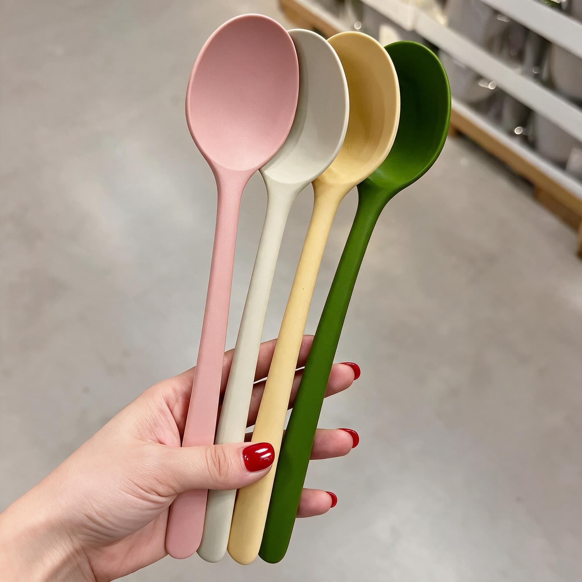 Cross-border silicone spoons, silicone chopsticks and tableware two-piece set, non-slip colorful silicone tableware, take-out portable tableware