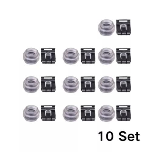 10 Sets Transmission Gear Linkage Transmission Bushing with Clip for Mercedes 1159920310
