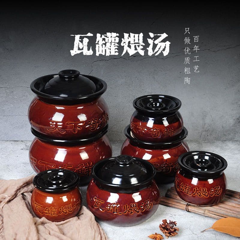 Manufacturer Recommended Clay Pot Small Clay Pot Clay Jar Jiangxi Clay Pot Soup Nanchang Clay Pot Stewed Soup Traditional Clay Pot Stewed Soup