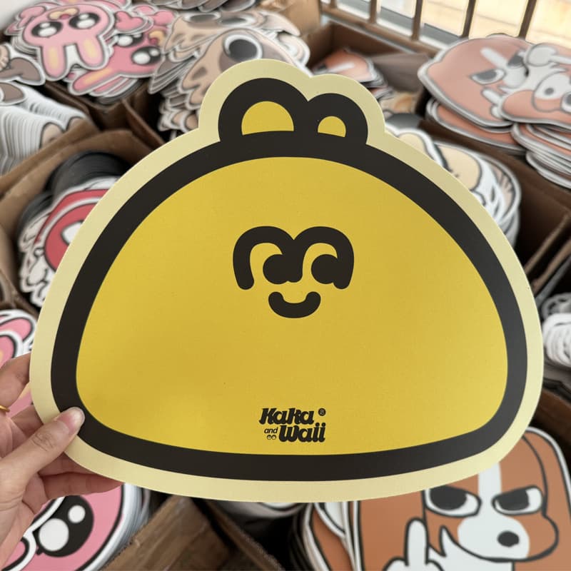 Custom Logo PVC Non-Slip Mouse Pad, Waterproof Desk Mat, Shaped Corporate Promotional Mouse Pad Factory