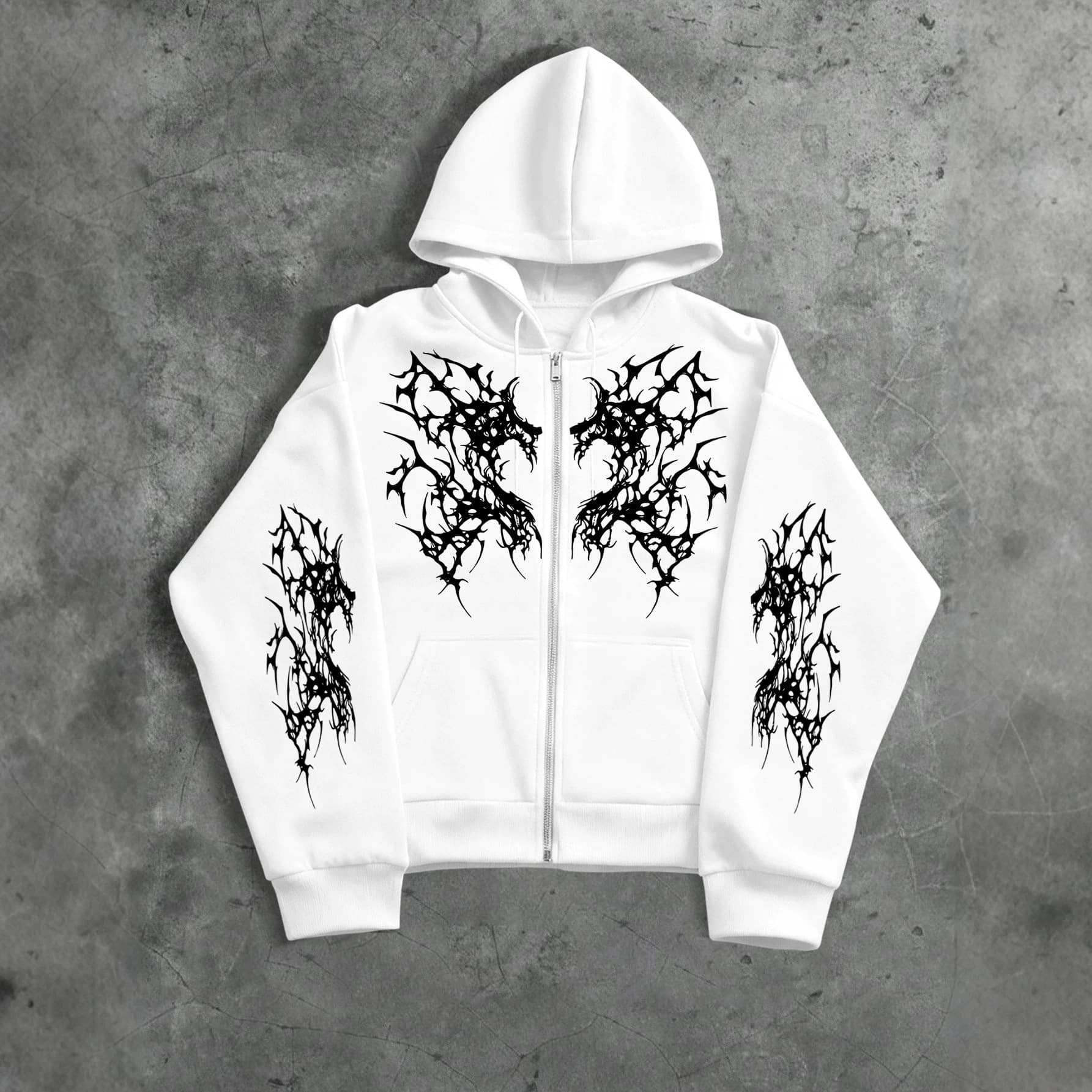 Cross-Border Export Zip-Up Hoodie 3D Print Men's Fall New Trendy Sports Hoodie Top