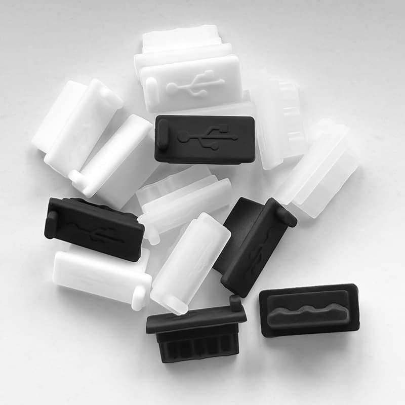 USB Female Port Blocker Computer Interface Silicone Dust Plug 2.0/3.0 Charging Port Motherboard Server Rubber Plug