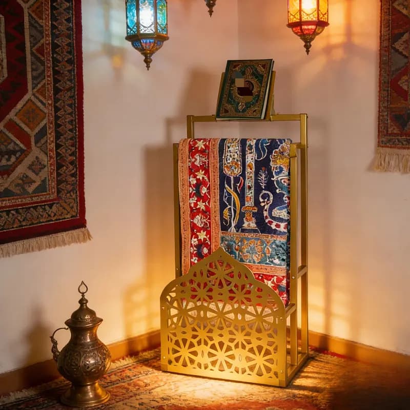 Cross-border Middle Eastern Arab holiday supplies prayer carpet hanger storage bracket home furnishings decoration