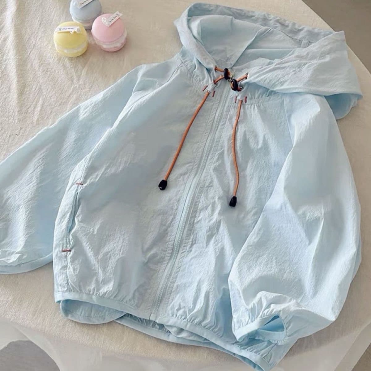 Girls Sun Protection Jacket Summer 2026 New Children UV Protection Coat Ice Silk Cool Touch Outerwear Big Kids Anti-UV Casual
