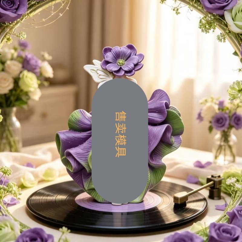 Phalaenopsis Artificial Flower Aromatherapy Candle Silicone Mold DIY Phalaenopsis Aromatherapy Candle Cake Decoration Candle Mold