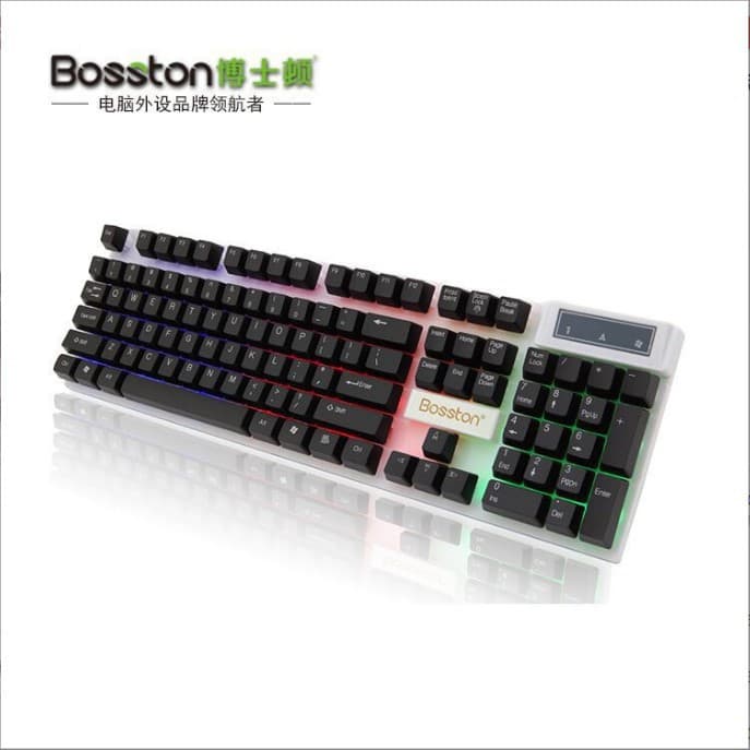 Factory-direct supply for computers, mechanical feel floating illuminated keyboards, esports gaming wired USB keyboards, internet cafe wholesale