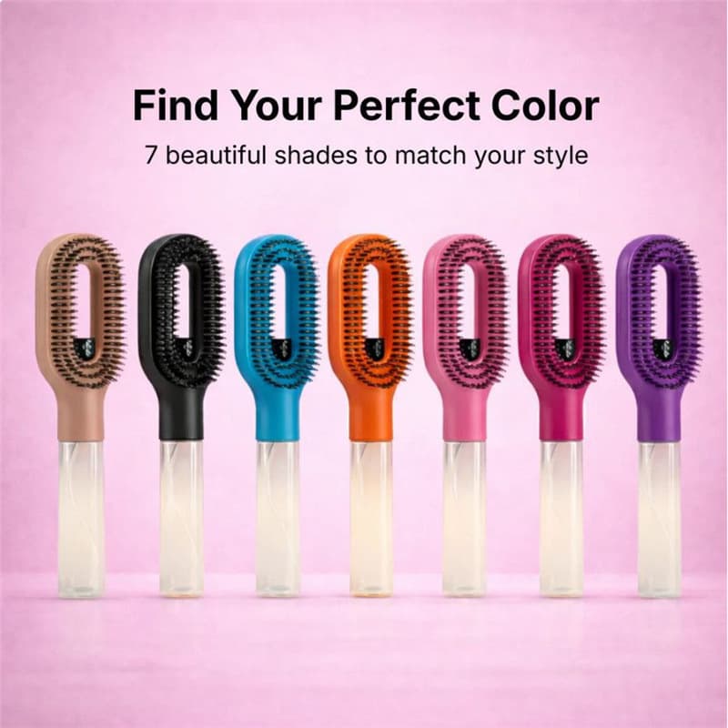 Cross-border new product Water Spray Smoothing Comb Spray Comb One-click Spray Anti-Flying Hair Spray Comb Ready in Stock