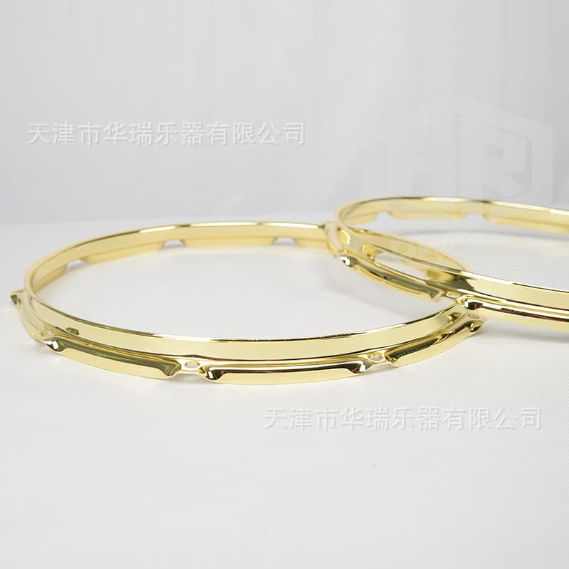 Drum Set Snare Drum Accessories Jazz Drum Accessories Snare Drum Hoop 14-inch Snare 10-Lug Black Drum Rim Drum Ring