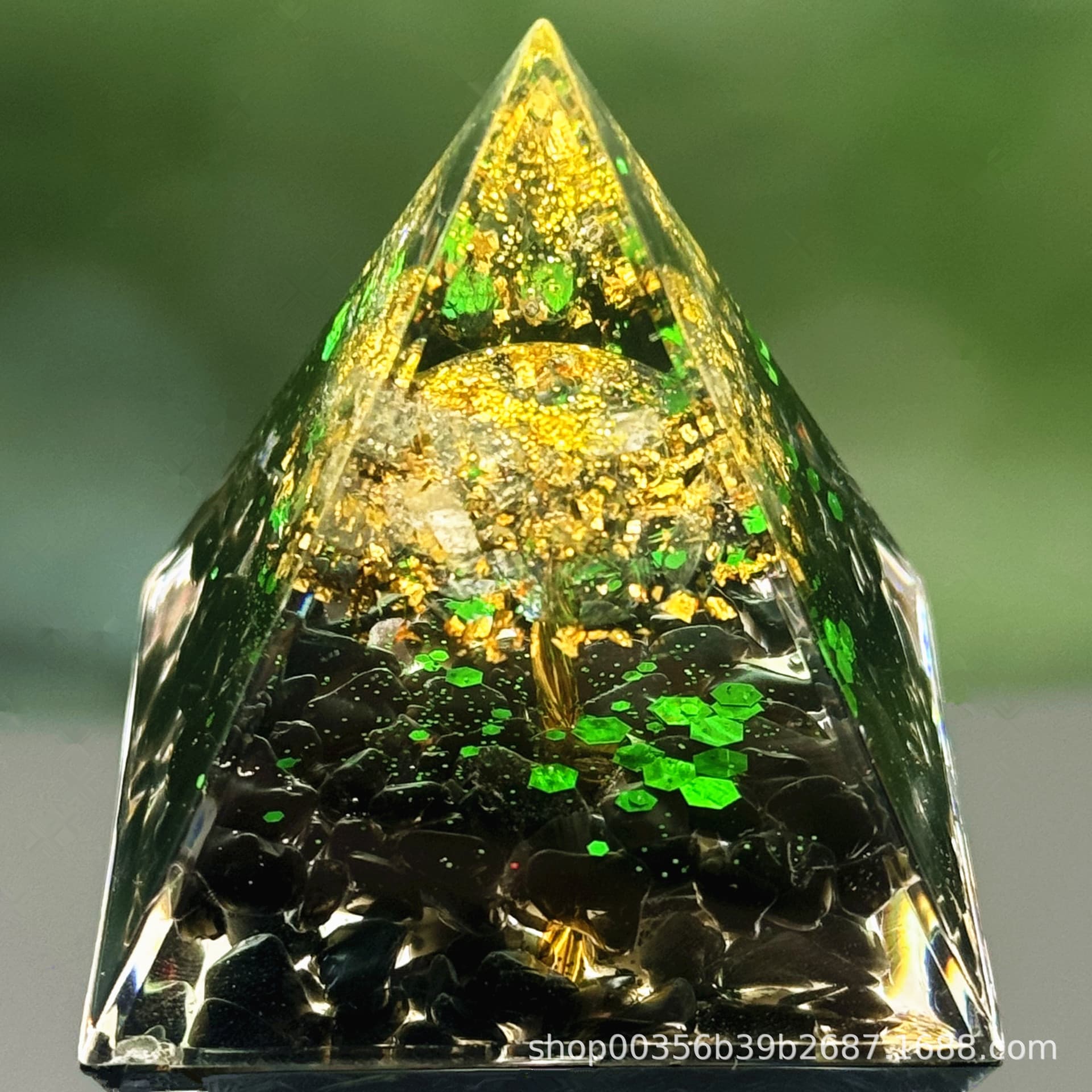 Natural Clear Quartz Crystal Pyramid Home Decoration Handicraft Desktop Ornament Export Holiday Gift