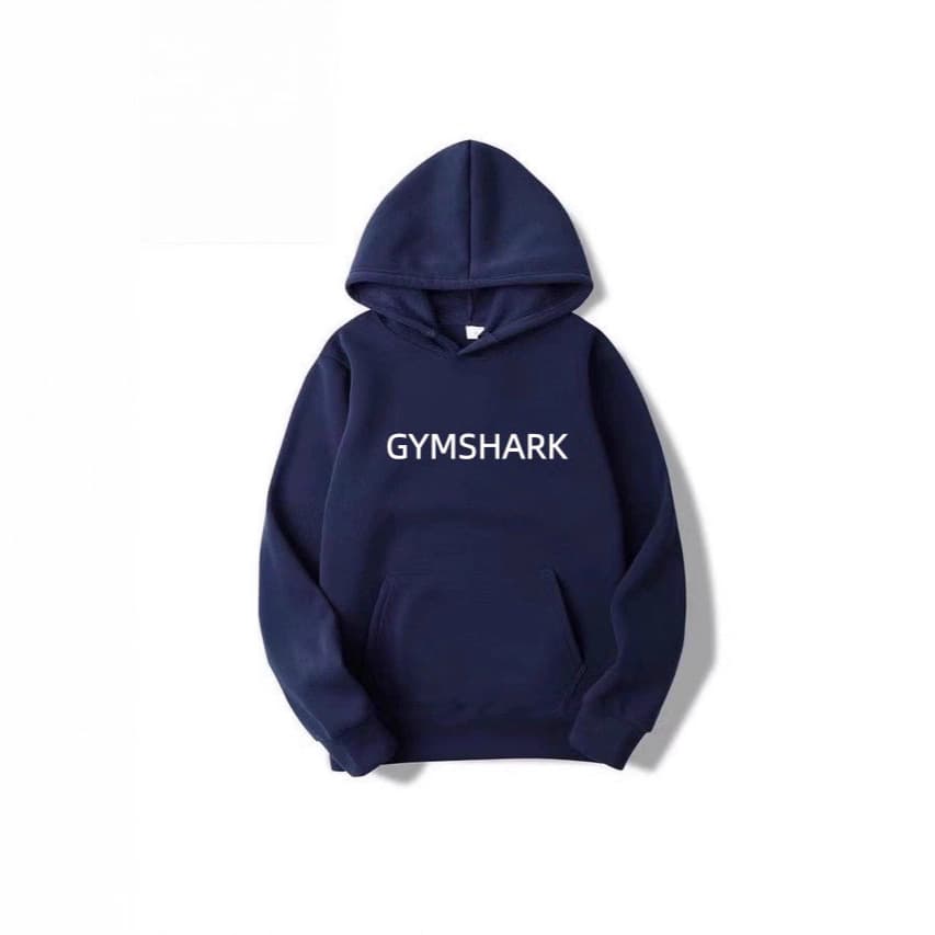 GYMSHARK Men's and Women's Sports Hoodie Autumn Winter Hooded Sweatshirt New Arrival Export Style Casual Loose Letter Print Fashion