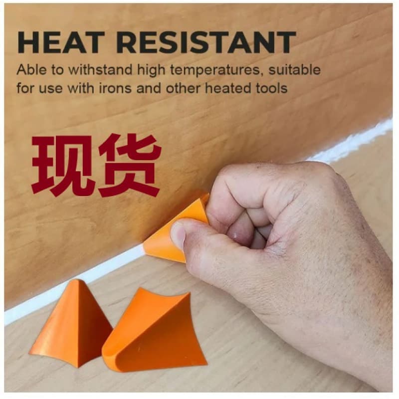 New Cross-Border Product Orange Silicon Seam Tool Orange Decorative Tile Chamfering Caulking Tool Set