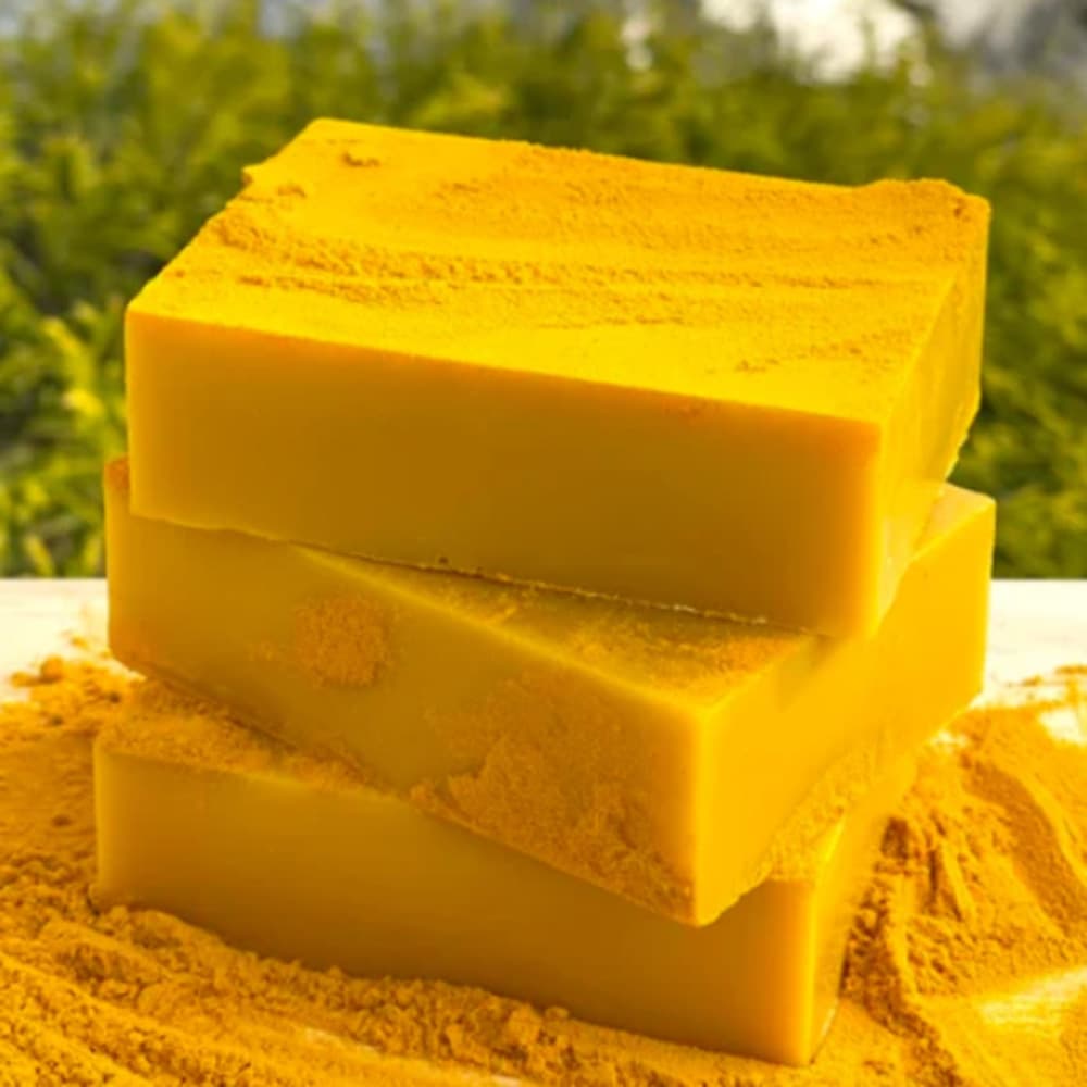 Cross-border foreign trade EU/US TK formula turmeric/lemon/kojic acid/ginger handmade cold-process soap for bathing and facial cleansing