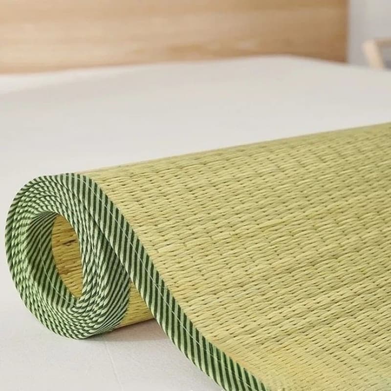 Summer Natural Mat Double Bed Meter Rush Mat Old-style Cooling Mat Student Dormitory Reed Mat Cross-border Amazon