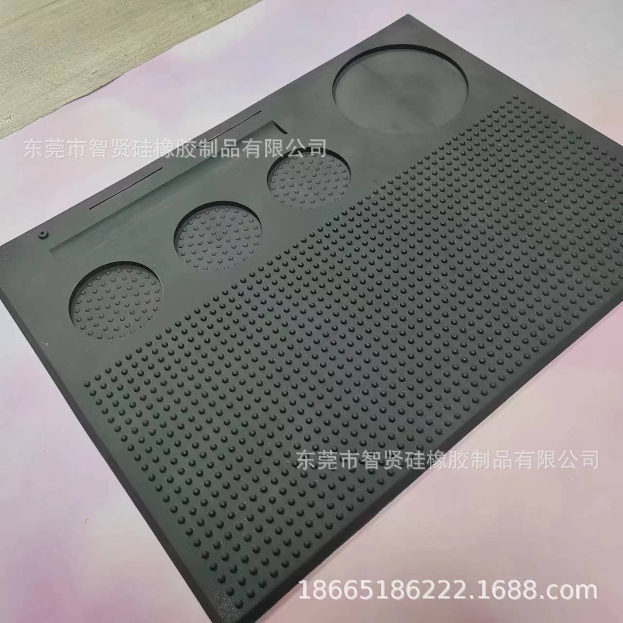 Factory Wholesale Coffee Knock Box Tool Mat, Anti-Slip Accessory Pad, Tamper Mat for Bar Equipment