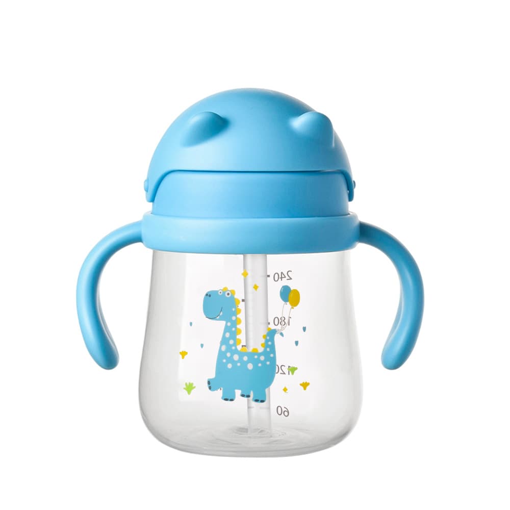 Factory Wholesale Kids Water Cup, Drop-Proof and Bite-Resistant Duckbill Cup, Baby Drinking Training Cup with Gravity Ball, Sippy Cup