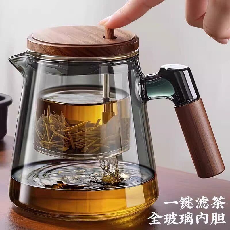 Cold water bottle glass high temperature resistant household large capacity summer cold water cup set cup feel light luxury high borosilicate