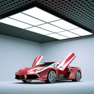 Workstation Light 4S Car Wash Polishing Room 9-Grid 12-Grid Film Application Room Grid Light LED Light Panel Light