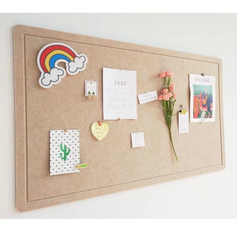 Cross-border custom felt bulletin board, cork board photo wall, kindergarten display board, polyester fiber acoustic panel manufacturer