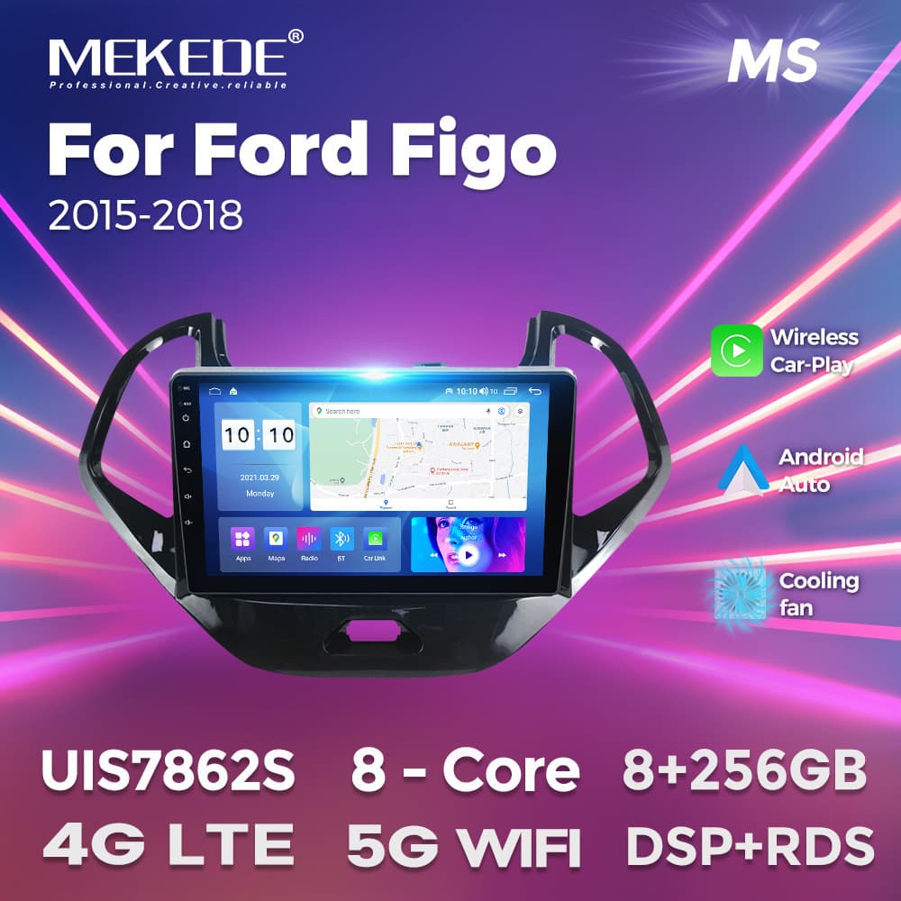 For Ford Figo 2015-2018 Android Car Navigation with Carplay - Cross-border Supply