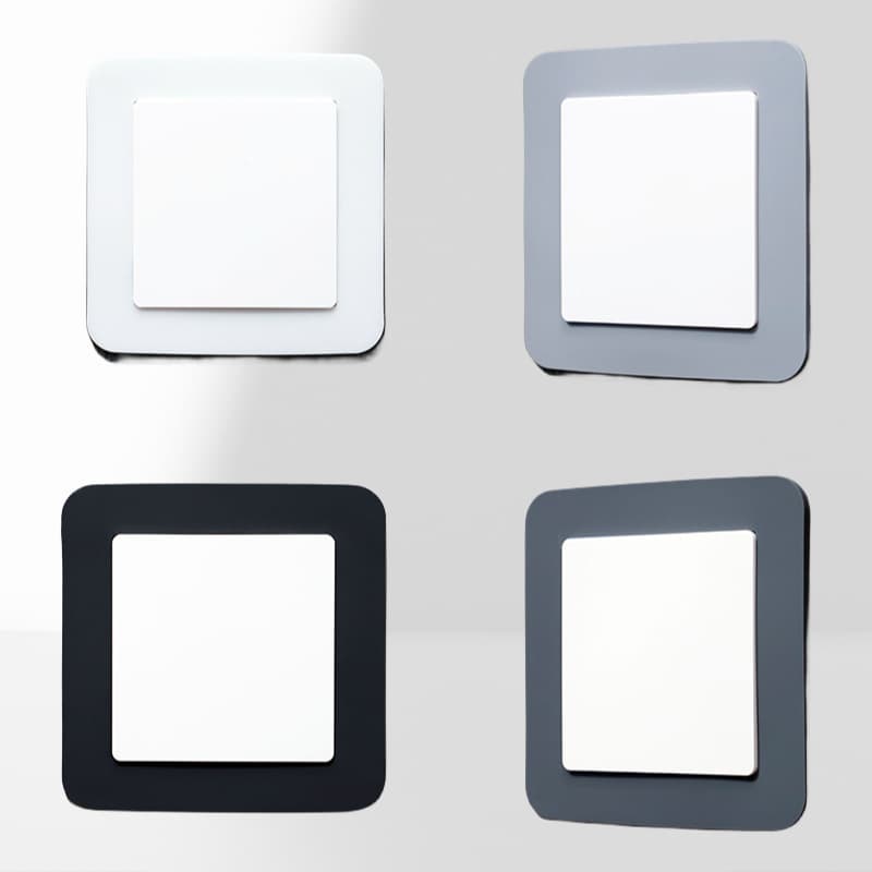 Light Luxury Simple Switch Cover Silicone Home Protective Cover Creative Living Room Bedroom Anti-Dirt Decorative Cover-Up Switch Sticker
