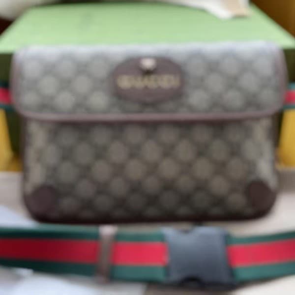Xiao Zhan's same crossbody bag, chest bag, waist bag, flip canvas buckle style, unisex tiger head chest bag print