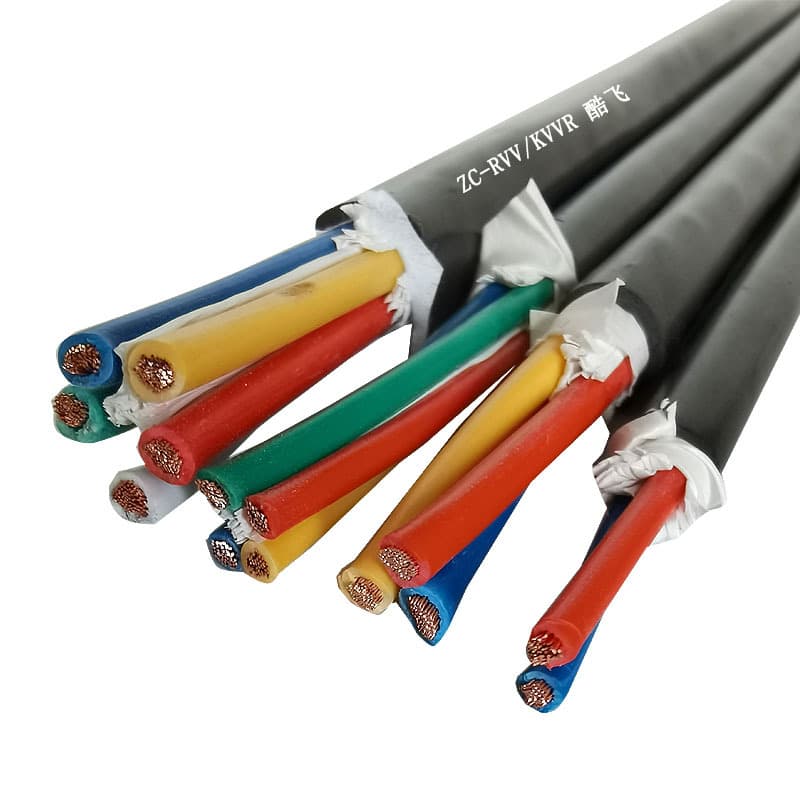 RVV3 3/4/5 core 0.5/0.75/1mm² sheathed cable waterproof control power cable JHS copper core signal cable