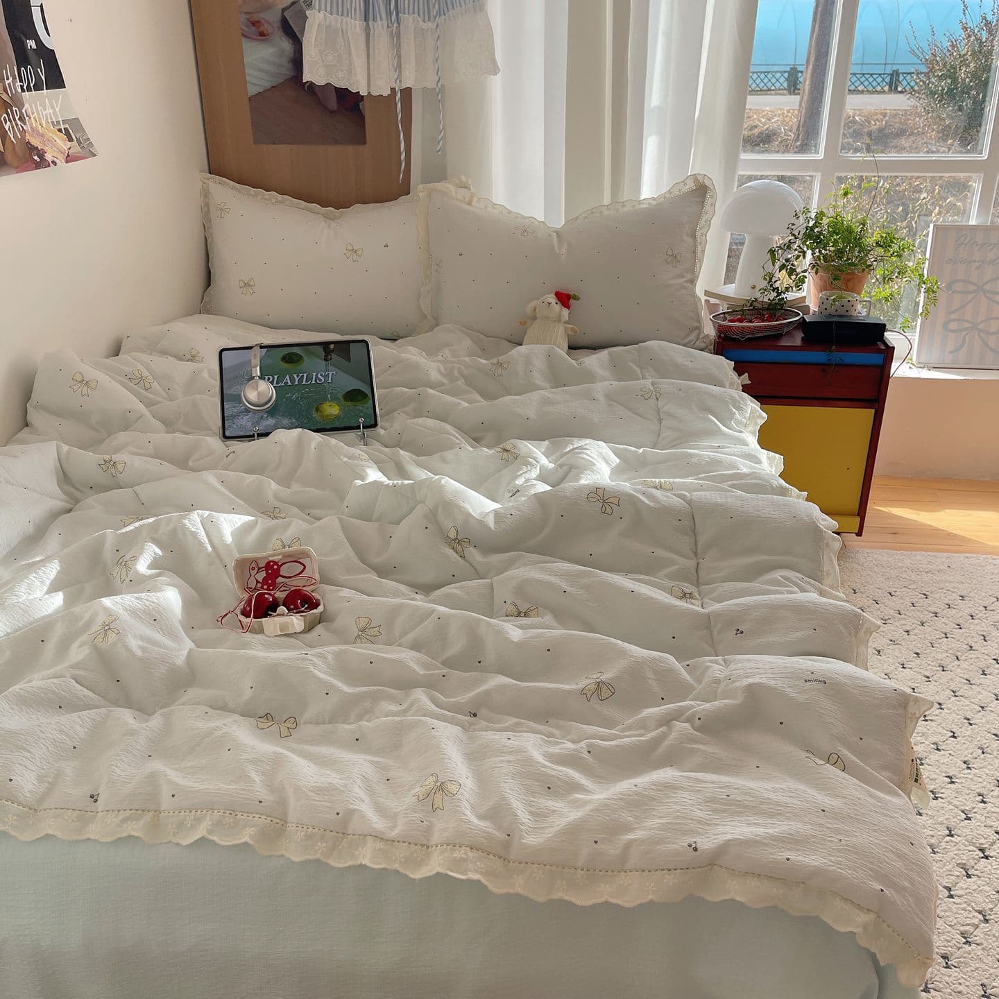 Class A Summer New 10A Antibacterial Cool Cotton Gauze Summer Quilt Lightweight Breathable Summer Bedding Set