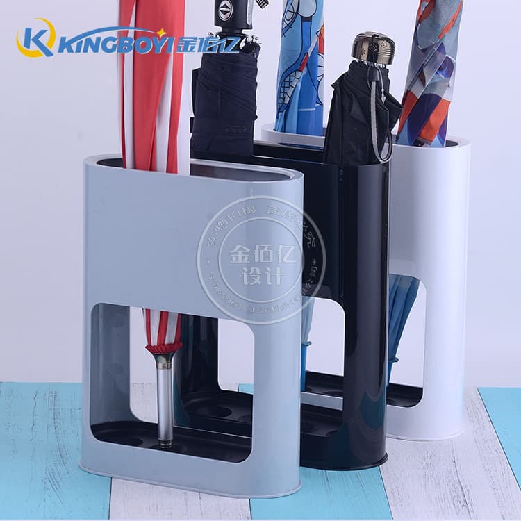 Wall-mounted Umbrella Storage Rack with Drip Tray, Long-handled Umbrella Stand for Home Use, Foldable Umbrella Organizer
