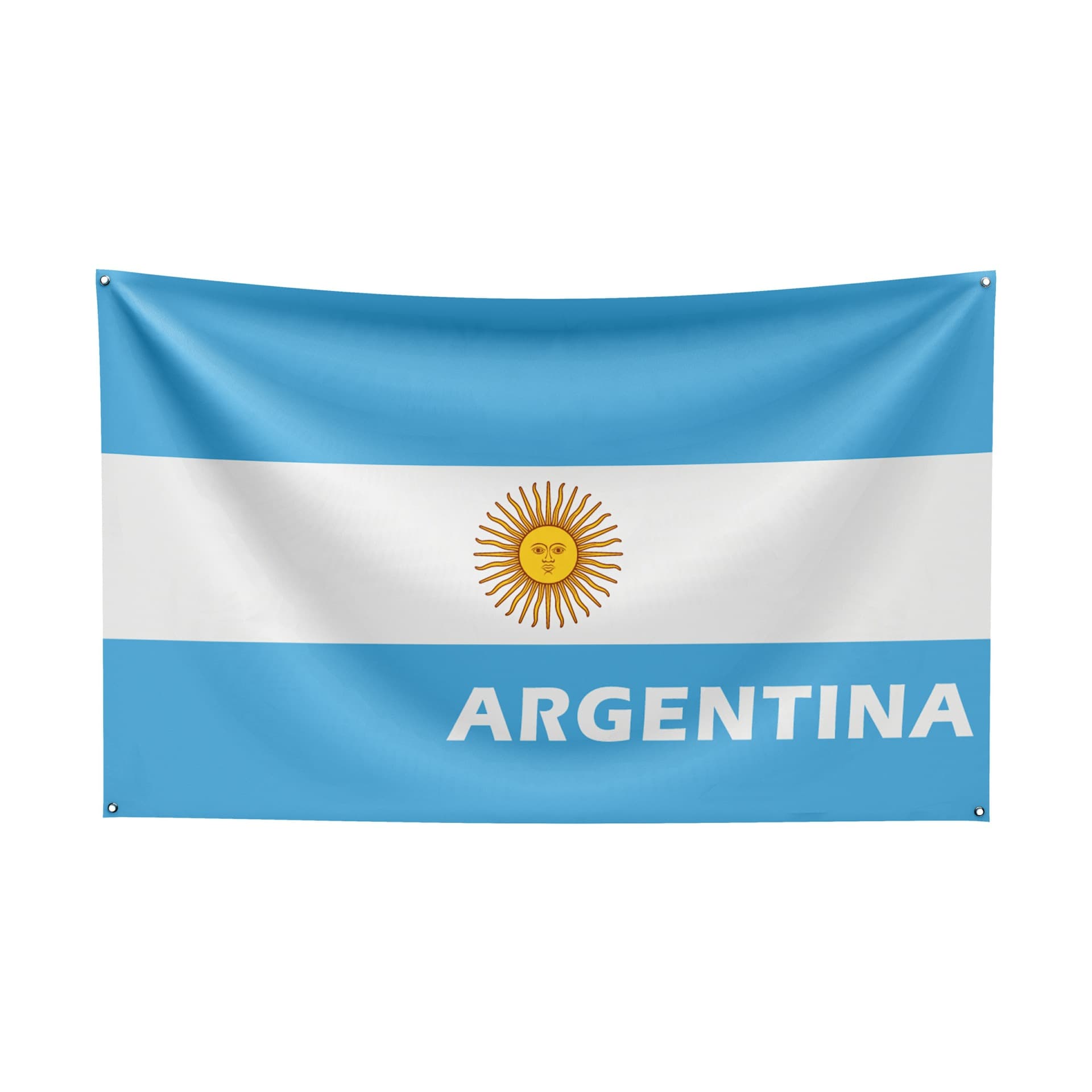 Republic of Argentina Flag Fan Support Banner Argentina Hanging Flag Etsy