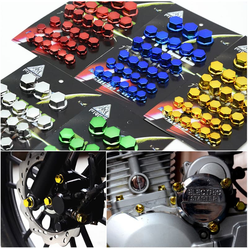Suitable for electric motorcycle modification accessories head screw cover decorative parts scooter Yamaha screw cap cover