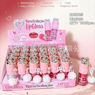 OEM LIP GLOSS Fruit Lip Gloss Fruit Lip Oil CHARM LIP GLOSS Strawberry Lip Gloss