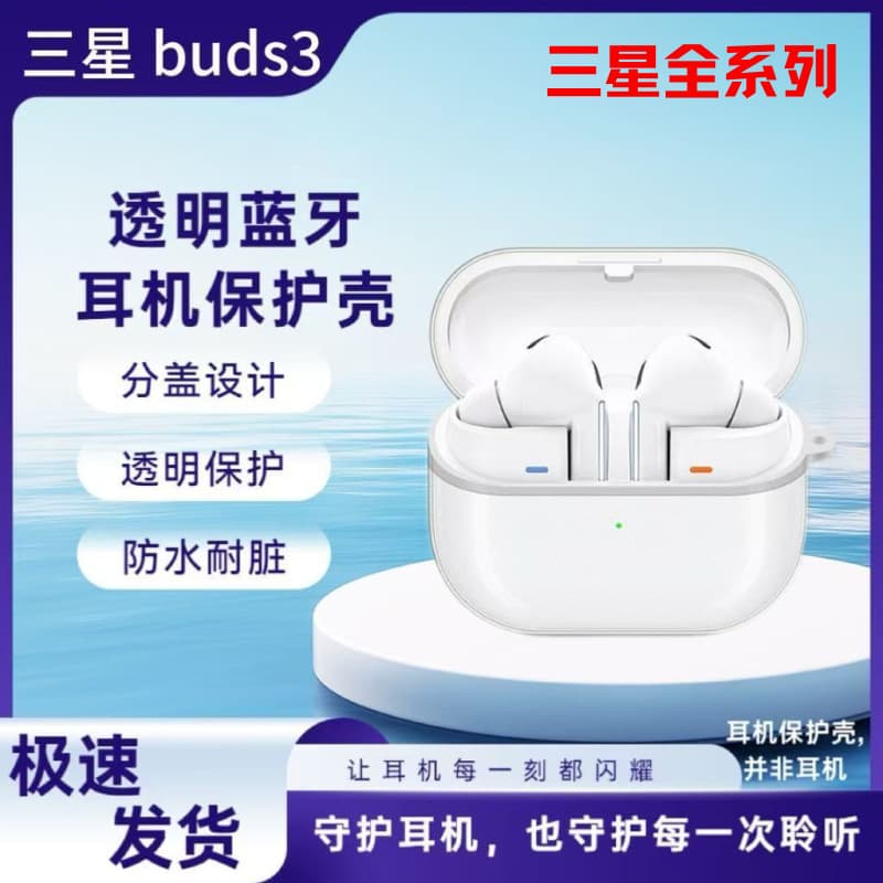 Suitable for Samsung Galaxy Buds3 Buds3Pro+ Bluetooth headset protective cover headphone case l soft case