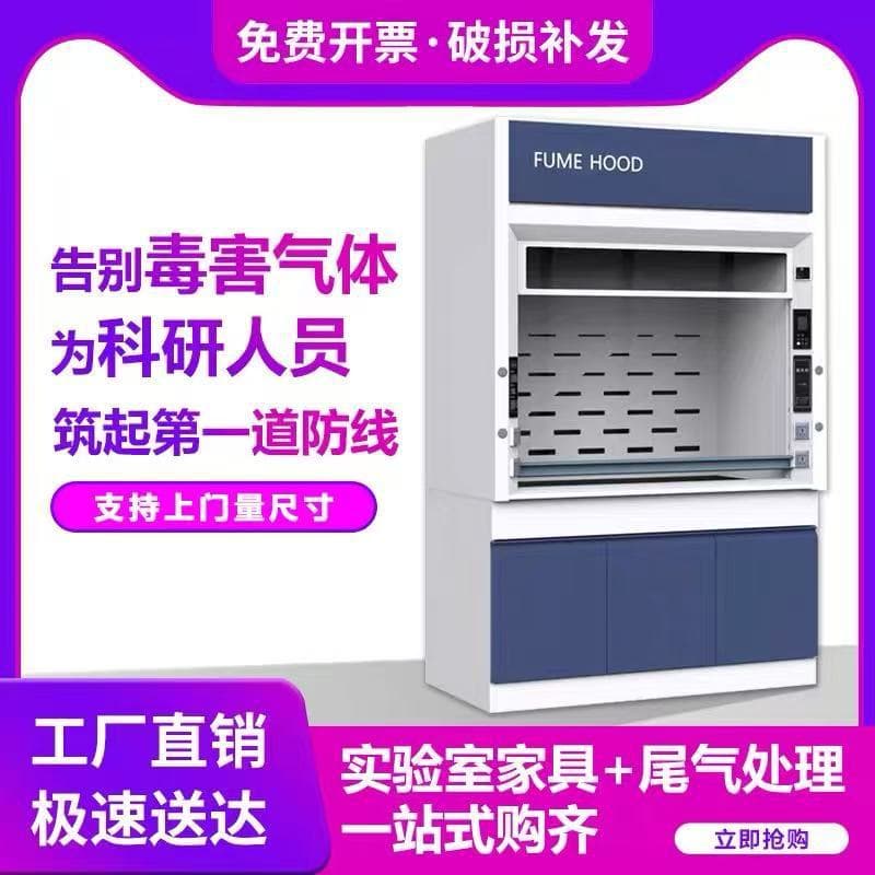 Fume Hood Laboratory All-Steel Fume Hood PP Fume Hood Chemical Laboratory Experiment Workbench Fume Hood