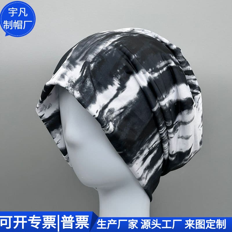 Cross-border Acrylic RPET Beanie with Ear Flaps, Corporate Gift RPET Head Wrap, Custom Factory