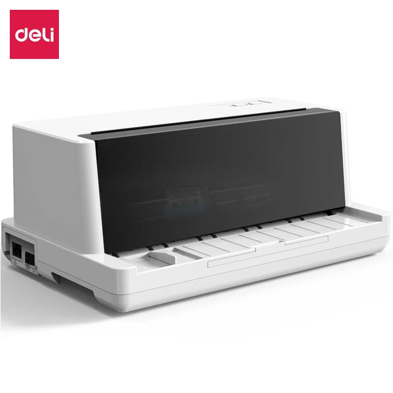 Deli DE-600K Dot Matrix Printer for Electronic Invoices, Courier Slips, Barcode Shipping, and Outbound Printing