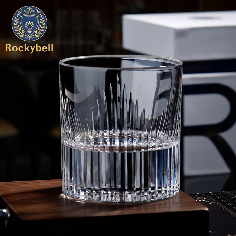 Rocky Bell cross-border whiskey glass high-value creative vertical bar large-capacity beer glass foreign wine cup