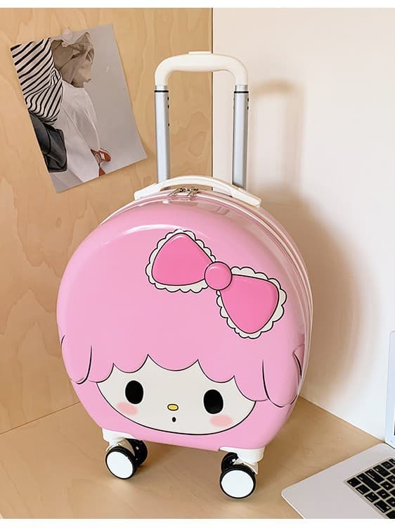 New Cute Creative Kids Suitcase 20-Inch Cartoon Spinner Wheel Luggage Trolley Case Trendy Gift Storage Box Wholesale