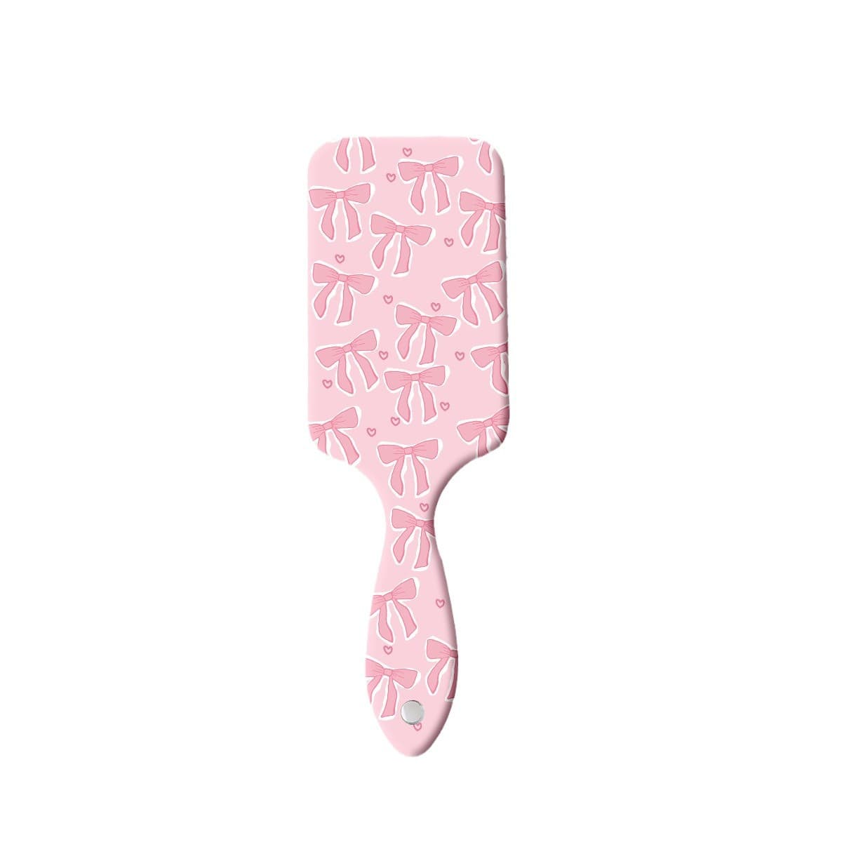 Cross-border Best Seller Pink Bow Print Cushion Comb Anti-tangle Scalp Massage Comb for Women