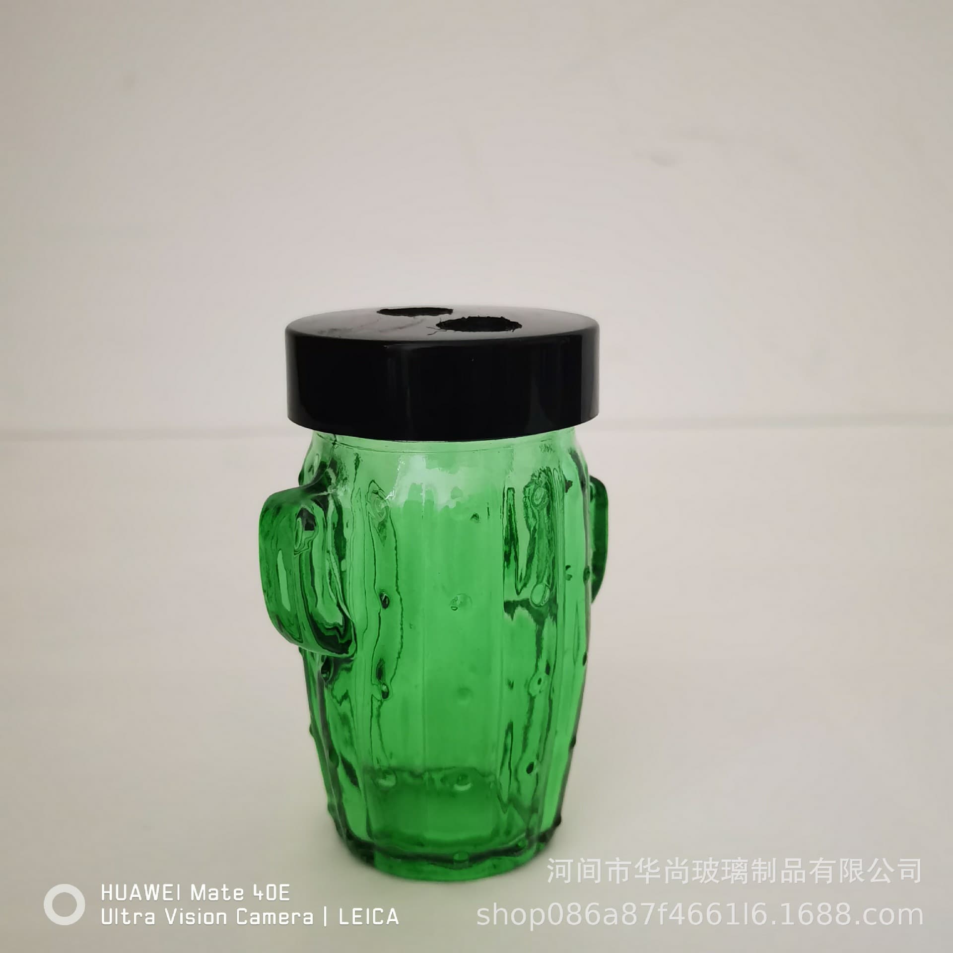 Creative Hookah Bottle 100ml Glass Cactus Jar Hookah Pipe