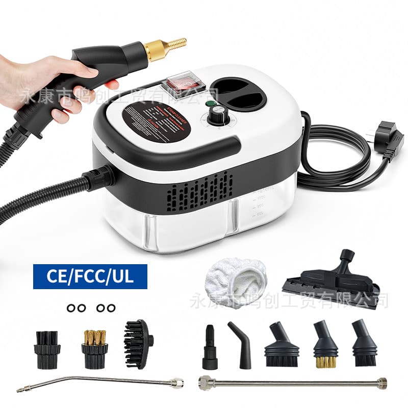 220V 110V Cross-border High Temperature High Pressure Steam Cleaner for Home Kitchen Cleaning 1200ML Steam Cleaner
