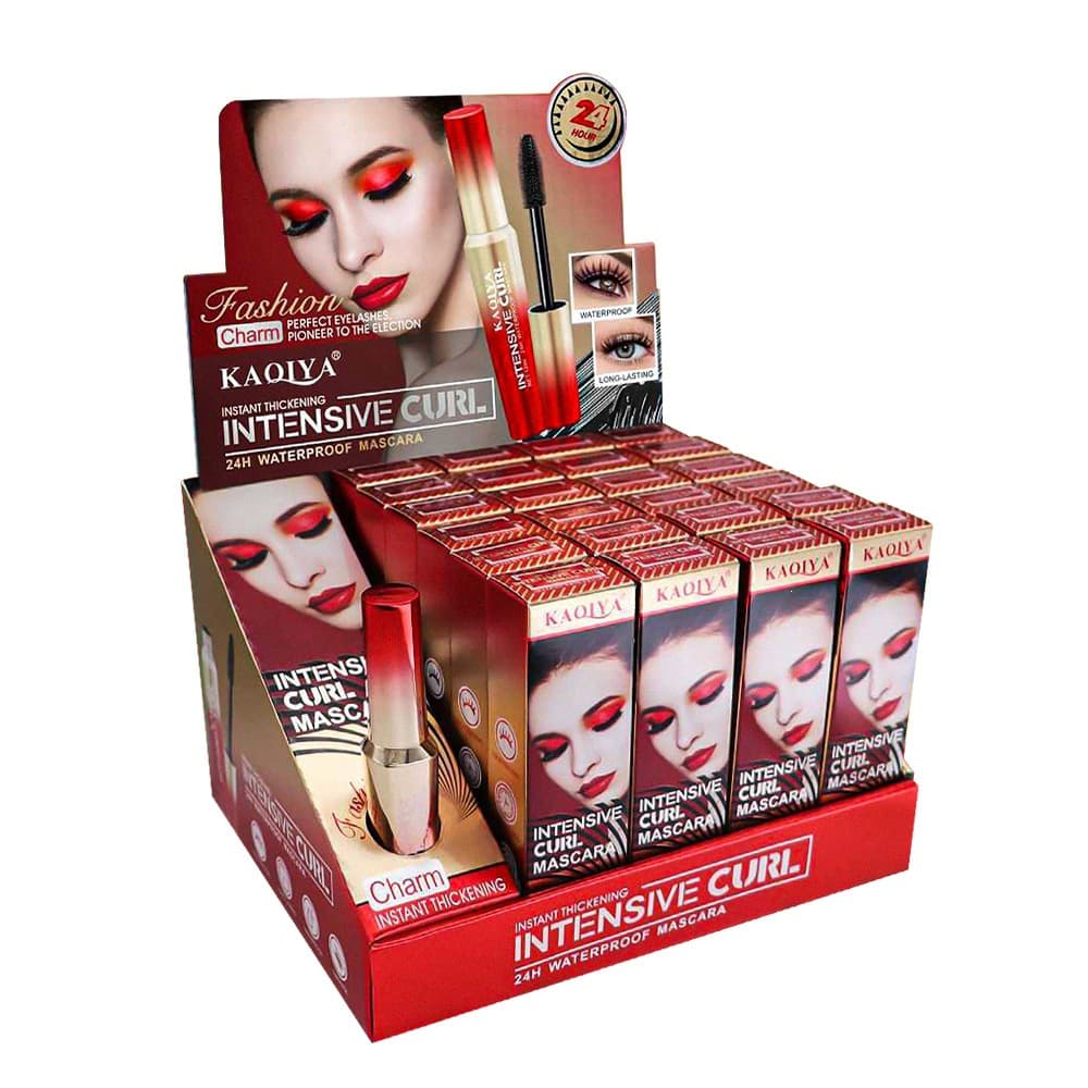 Kaqiya Red Gold Gradient Tube Mascara Wild Curl Long-Lasting Slimming and Thickening Styling Cross-Border Trade