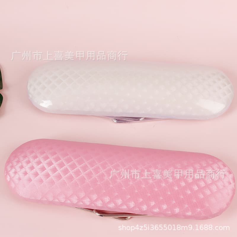 Cross-border Hot-selling Nail Art Tool Hand Rest PU Material Premium Color Box Packaging Vacuum Cleaner Stand Nail Salon Hand Rest Cushion