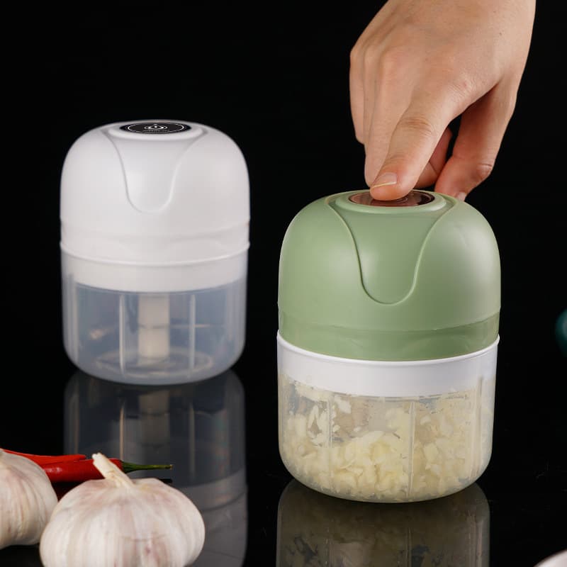 Small Household Electric Garlic Masher Peeler Puller Grinder Garlic Press Baby Food Maker
